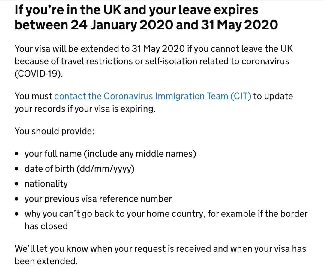 重磅利好 所有英國簽證自動延期至5月31日 附各國簽證中心最新動态 華商移民